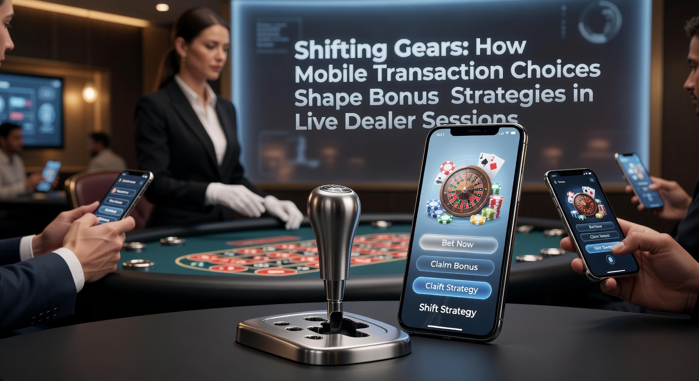 Mobile Transaktionen und Bonusstrategien in Live-Dealer-Sessions